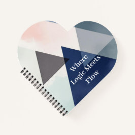 Organic Geometry Fusion | Watercolour ノートブック