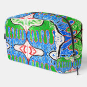 "Organic Geometry" Travel Pouch ドップキット (右コーナー)