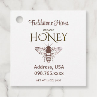 Organic honey bee queen フェイバータグ