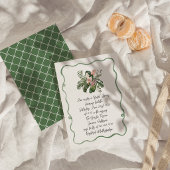 Organic Modern Tropical Bridal Shower Invitation 招待状