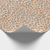 Organic Petal Terrazzo | Modern Muted Apricot   ラッピングペーパー (角)