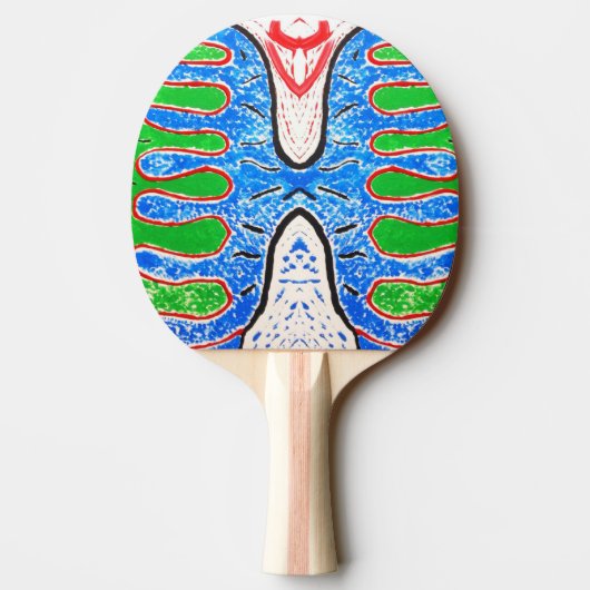 "Organic Reflex" – Artistic Ping Pong Paddle 卓球ラケット (裏面)