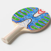 "Organic Reflex" – Artistic Ping Pong Paddle 卓球ラケット (正面アングル)