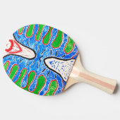 "Organic Reflex" – Artistic Ping Pong Paddle 卓球ラケット (横)