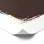 Organic Shape Wall Art, Earth Tone Abstract ポスター (角)