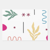 ORGANIC SHAPES  ラッピングペーパーシート (正面3)