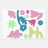 ORGANIC SHAPES  ラッピングペーパーシート (正面2)