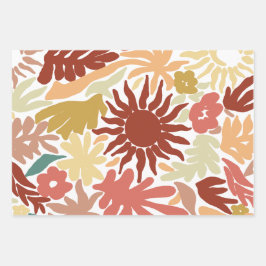 ORGANIC SHAPES  ラッピングペーパーシート