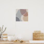 Organic Silence Minimalist Design ポスター (キッチン)