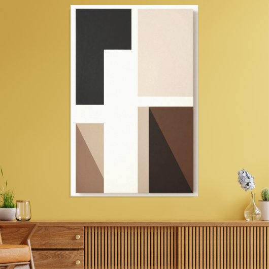 Organic Structure キャンバスプリント (インサイチュ (リビング))