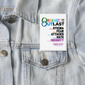 Organize to Outlast Button 缶バッジ (インサイチュ)