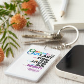 Organize to Outlast Keychain キーホルダー (正面右)