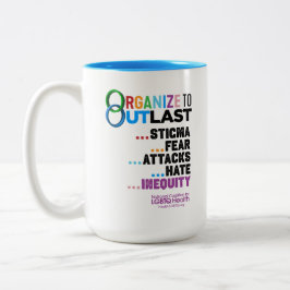 Organize to Outlast Mug ツートーンマグカップ