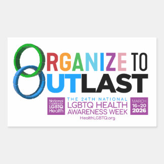 Organize to Outlast Sticker 長方形シール