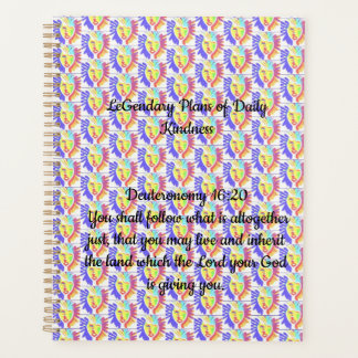 Organize with Purpose -LK Deut 16:20 Daily Planner プランナー手帳
