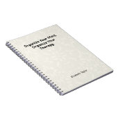 Organize Your Mind, Organize Your Therapy ノートブック (右側)