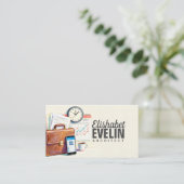 Organized Business Planning and Time Management 名刺 (スタンド正面)