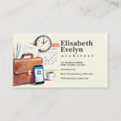 Organized Business Planning and Time Management 名刺 (裏面)