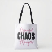 Organized Chaos Manager Tote Bag トートバッグ (正面)