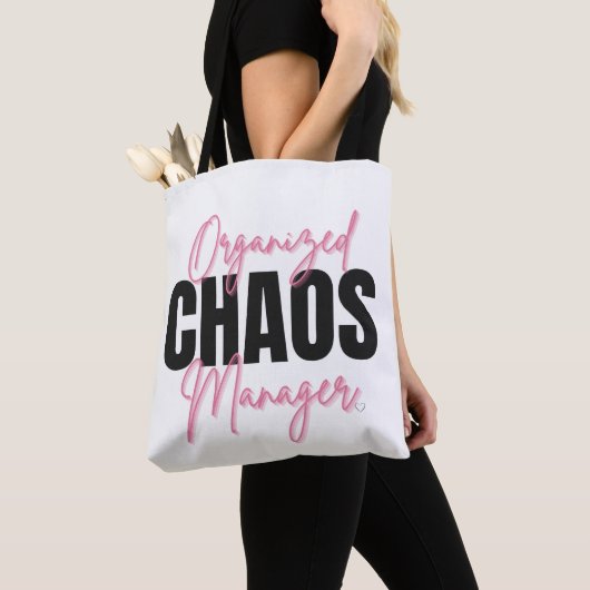Organized Chaos Manager Tote Bag トートバッグ (クローズアップ)