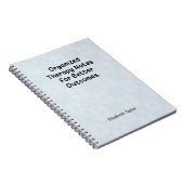 Organized Therapy Notes for Better Outcomes ノートブック (右側)