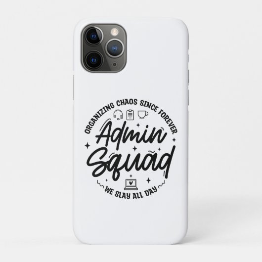Organizing Chaos Funny Quote Admin Prof Day Squad Case-Mate iPhoneケース (裏)