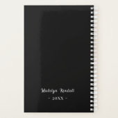 Organizing Grandma Photo Name Black & White プランナー手帳 (裏面)