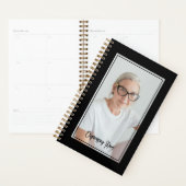 Organizing Mom Minimalist Photo Black & Gold プランナー手帳 (ディスプレー)