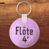 Orgelregister als Schlüssel Anhänger キーホルダー (正面)