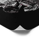 ORGO - Amp, Guitar & Booze Red ポスター (角)