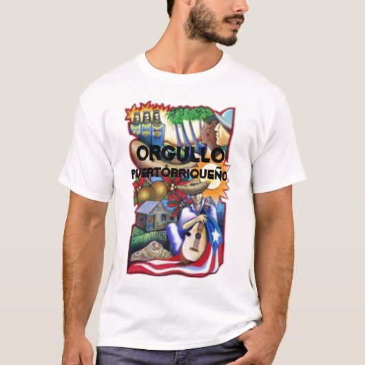 Orgullo Puertorriqueño Tシャツ (正面)