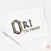 Ori Name 長方形シール (封筒)