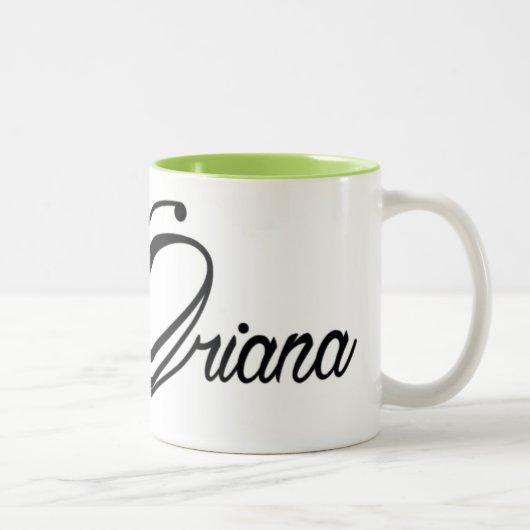 Orianaのコーヒー・マグ ツートーンマグカップ (右)