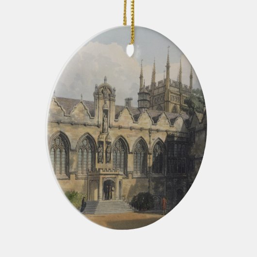 Orielの大学、からのイラストレーションの外面「 セラミックオーナメント (右)