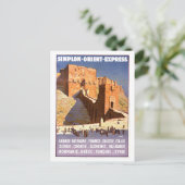 Orient 表現 Travel Poster ポストカード (スタンド正面)