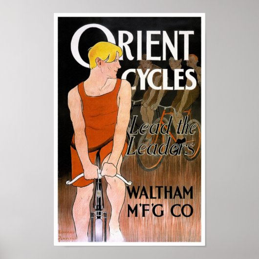 Orient Cycles Vintage Poster by Penfield ポスター (正面)
