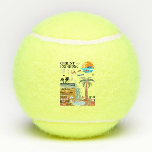 ORIENT EXPRESS テニスボール (裏面)