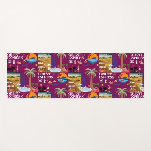 ORIENT EXPRESS  ヨガマット (正面(横))
