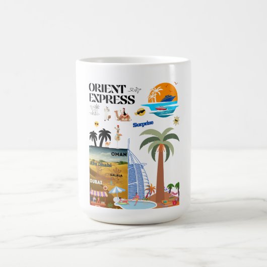 ORIENT EXPRESS TASSE モーフィングマグカップ (中央)