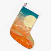 Oriental ancient landscape painting, classical pai スモールクリスマスストッキング (正面 (吊り時))