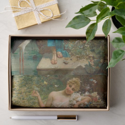 Oriental Beauty by Hans Zatzka 薄葉紙 (ギフト)