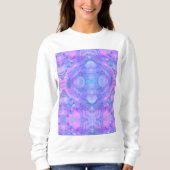 Oriental Boho Graphic – Cosmic Abstract Fantasy スウェットシャツ (正面)