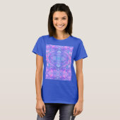 Oriental Boho Graphic – Cosmic Abstract Fantasy Tシャツ (正面フル)