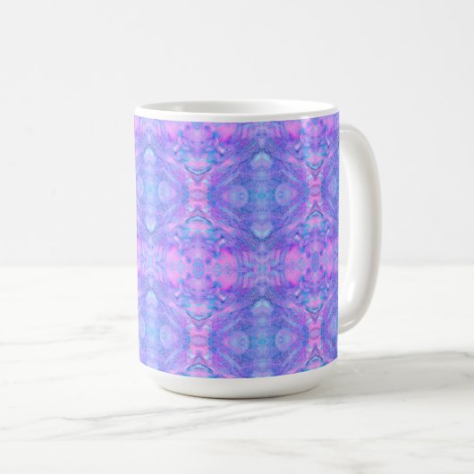 Oriental Boho Pattern – Magic Fantasy Abstract コーヒーマグカップ (正面右)