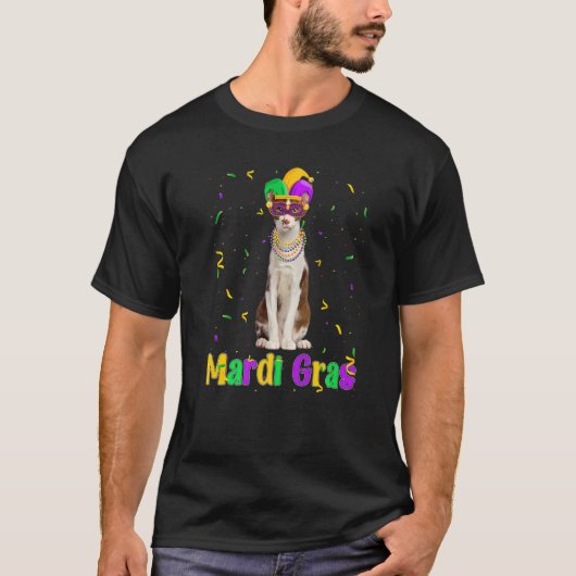 Oriental Cat Mardi Gras Meowdi Gras Kitten Mask Tシャツ (正面)