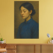 Oriental Classical Fine Art Portrait – Museum Grad キャンバスプリント (インサイチュ (リビング))