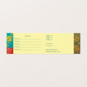 ORIENTAL Colorful Green Red - Business Card 名刺 (内部フラット)