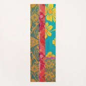 ORIENTAL Colorful Green Red Golden - Yoga Mat ヨガマット (正面)