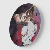 Oriental Creature Painting by Alfred Fox ラージ壁時計 (傾斜)