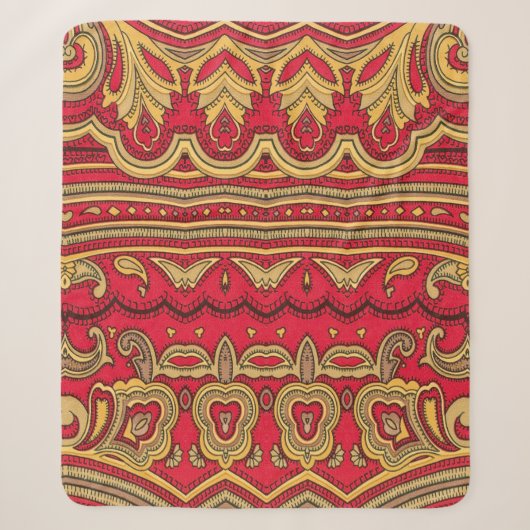 Oriental decor closeup. シェルパブランケット (正面)